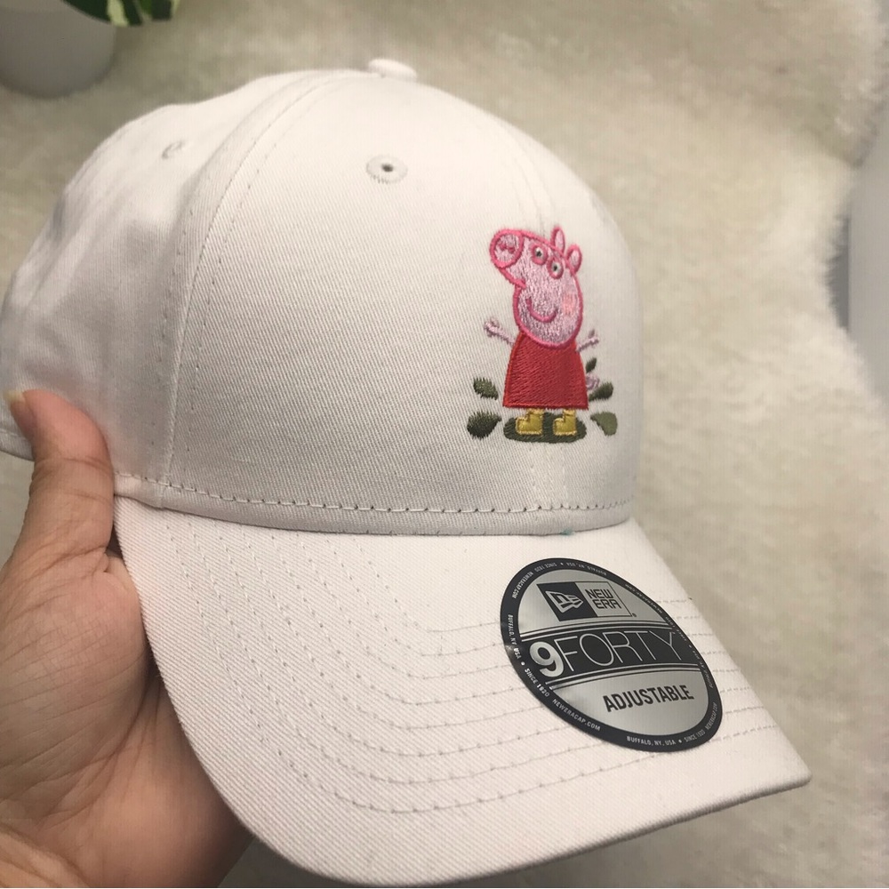 New Era Peppa Pig white womens adjustable hat